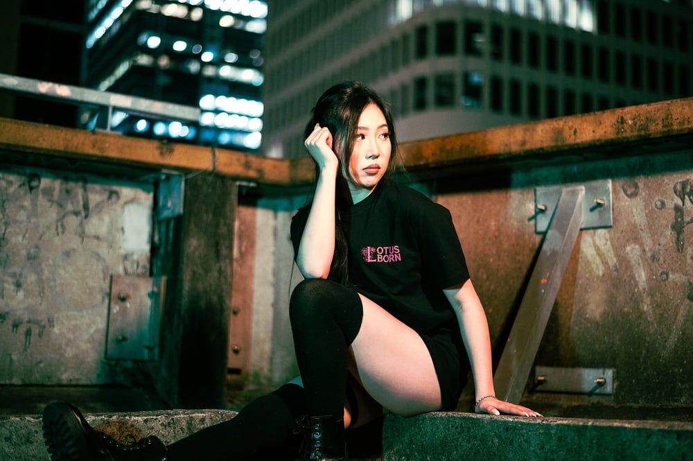 Lotus Born Tee - Pink