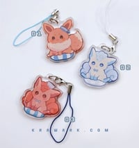 Image 1 of Pokemon mini sailor acrylic charms