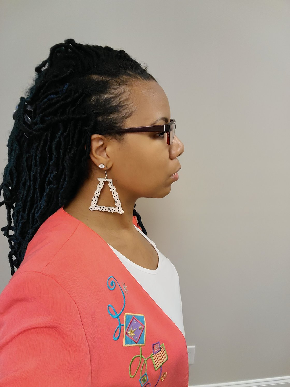 Image of Wooden Bamboo Earrings