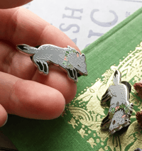 Image 2 of Wolf Beastie Pin