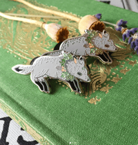 Image 1 of Wolf Beastie Pin