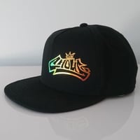 Image 3 of CHOW Holographic Flat Peak Cap