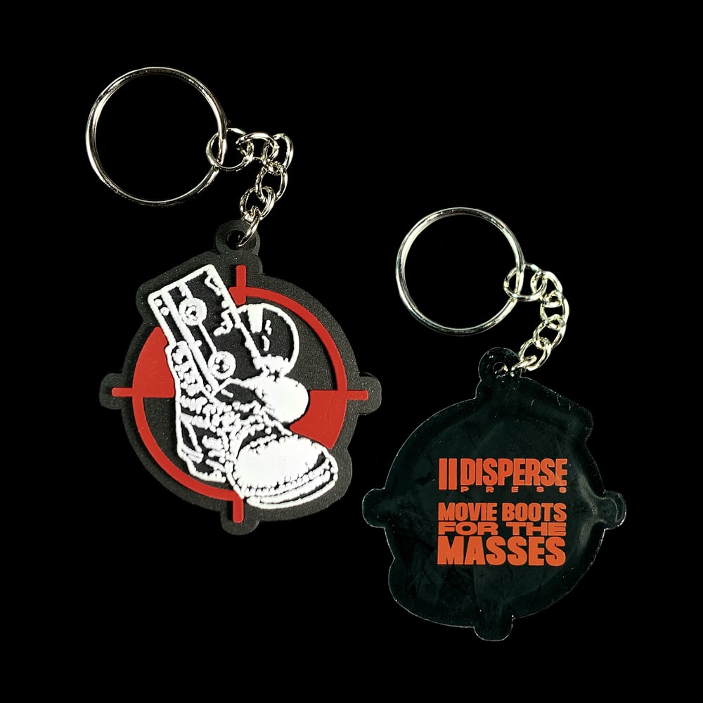 Disperes Press Movie Boots Keychain