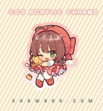 CARDCAPTOR SAKURA EPOXY CHARM