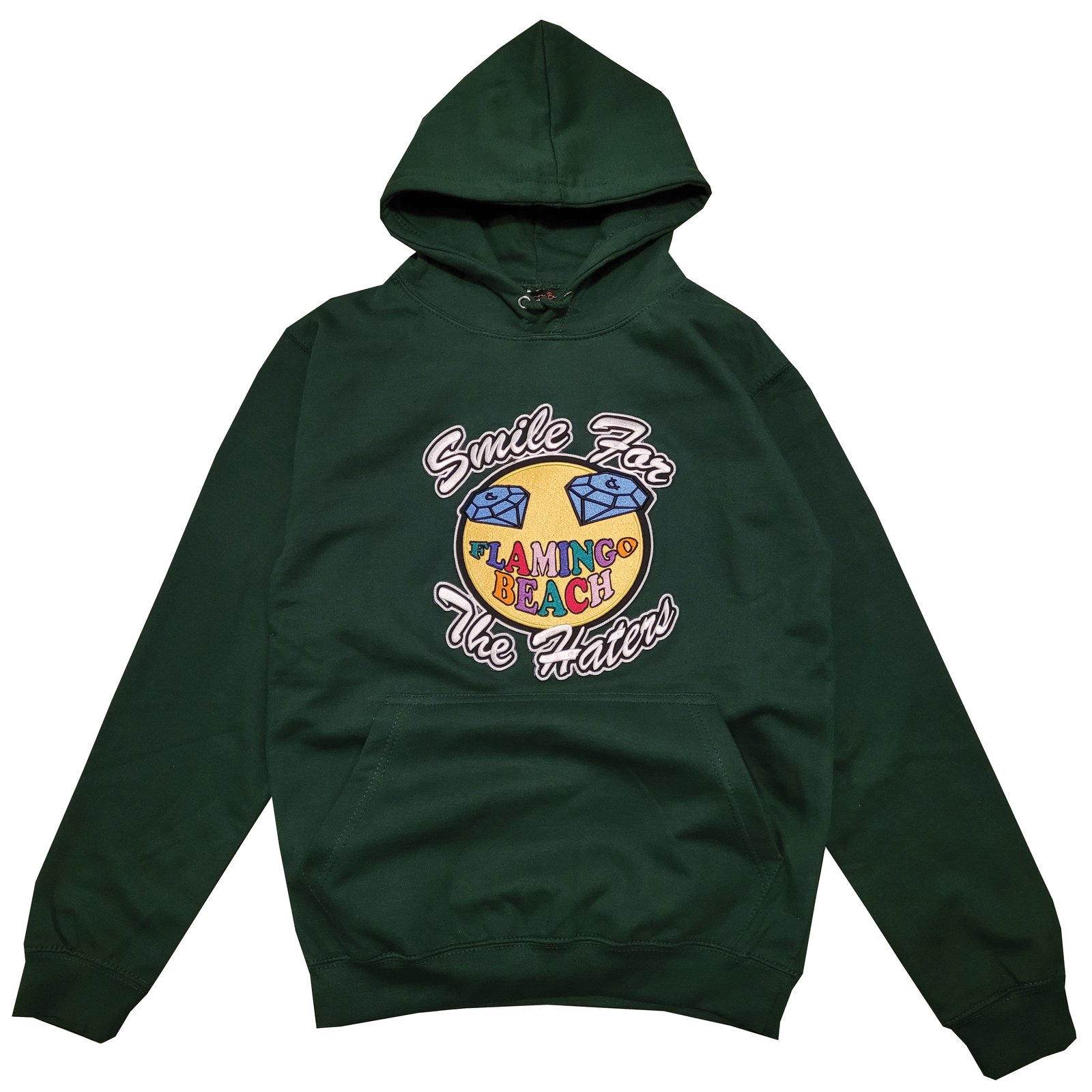 SFTH hoodie Forest green multi Flamingo Beach Clothing