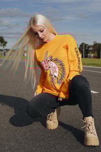 Image 1 of Creatures Within Unicorn Long sleeve Tee