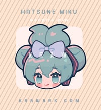 Image 1 of CinnaMiku acrylic pin