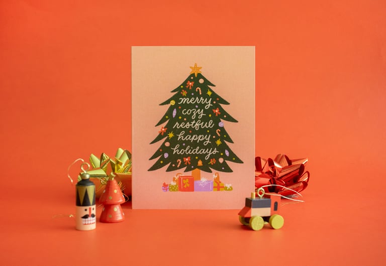 Merry Holidays Greeting Card 