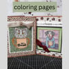 Cat & Dog with Mug Coloring pages