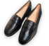 Tortola Goat skin black leather loafer shoes made in Spain  Image 2