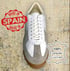 Tortola X Quarter416 white leather German army trainer sneaker shoes made in Spain  Image 2