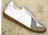Tortola X Quarter416 white leather German army trainer sneaker shoes made in Spain  Image 5