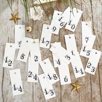 Image 1 of ETIQUETTE POUR CALENDRIER DE L'AVENT