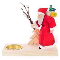 Image 1 of Woodland Santa Candle Holder