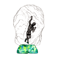 Image 2 of Bouldering Sasquatch - Original illustration