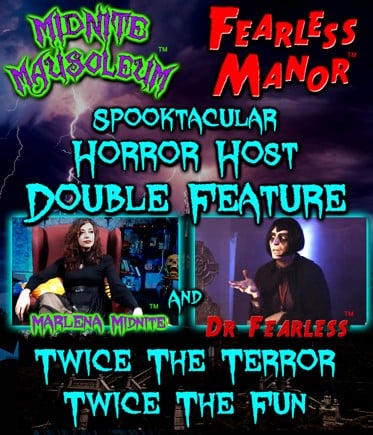 Midnite Mausoleum/ Fearless Manor  double feature bluray