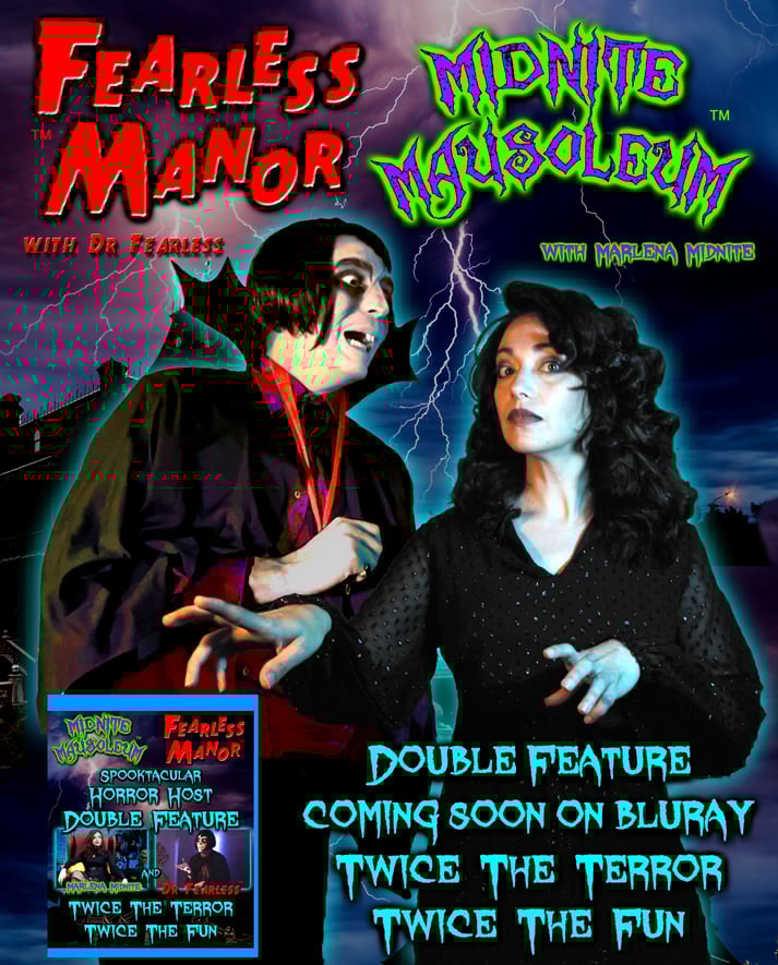 Midnite Mausoleum/ Fearless Manor double feature bluray