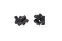Oxidised sterling silver cluster studs small