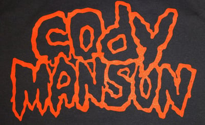 Image of CODY MANSON : RED LOGO shirt