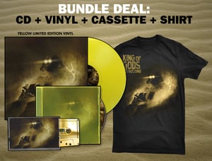 Image of Apathy - King Of Gods. No Second: YELLOW VINYL + CD + Cassette + Shirt [BUNDLE - PRE-ORDER]
