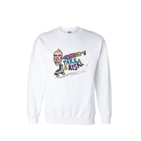 Image 1 of "TAKE A RISK" CREWNECK