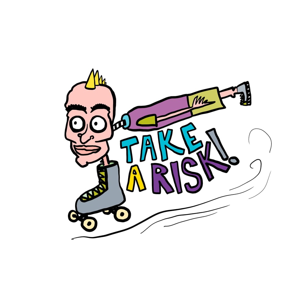 Image of "TAKE A RISK" CREWNECK