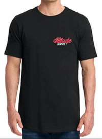 Image 3 of Blade supply cursive long body tee