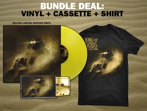 Image of Apathy - King Of Gods. No Second: YELLOW VINYL + Cassette + Shirt [BUNDLE - PRE-ORDER]