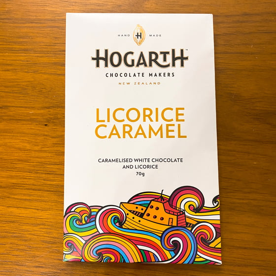 Image of Hogarth Licorice Caramel White Chocolate