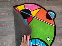 Image 3 of Abstract Geometric Planet (Original Artwork)