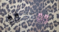 Here Kitty Kitty Bow Dangles