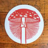 Amanita Mushroom Coasters
