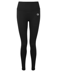 Image 4 of Women's GURU ribbed seamless 3D fit multi-sport leggings with pockets