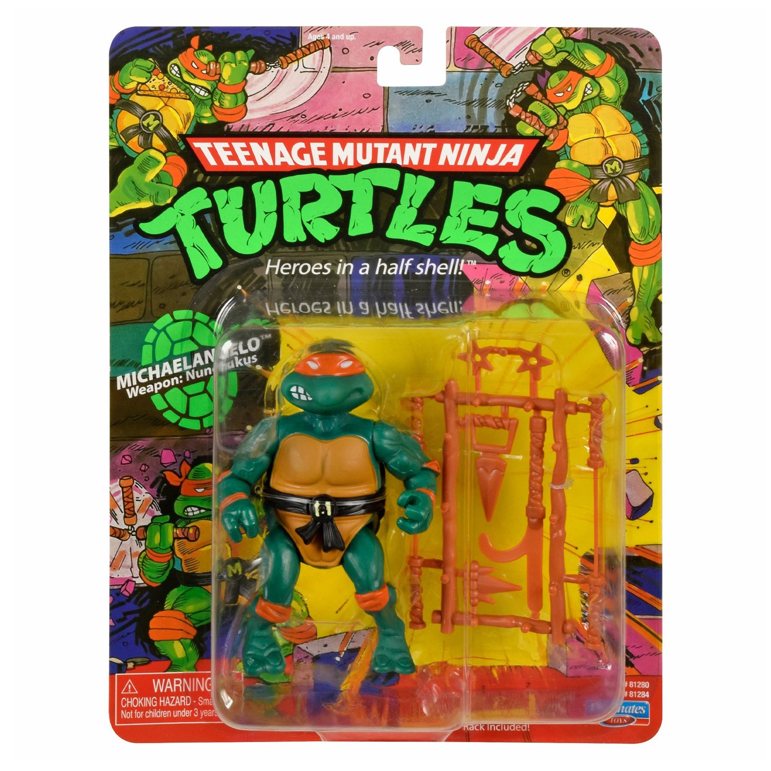 Teenage Mutant Ninja Turtles Classic Michaelangelo Action Figure