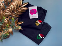 Image 1 of Christmas edition Skye skull tee - adult