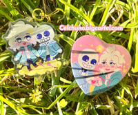 Image 2 of SANS X KOMAEDA Holographic Heart Button