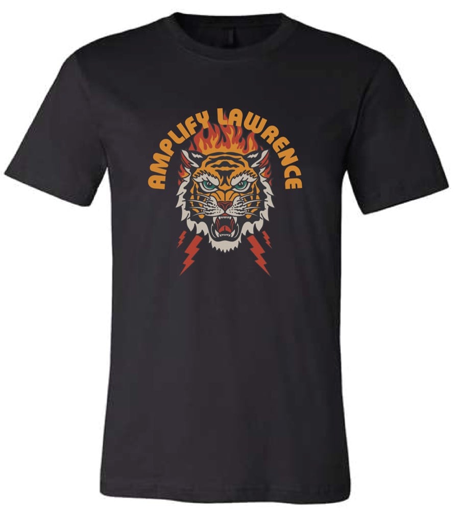 Image of AMPLIFY TIGER T *LIMITED EDITION* ART BY RIVER RAT