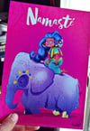 Carte postale « namaste »
