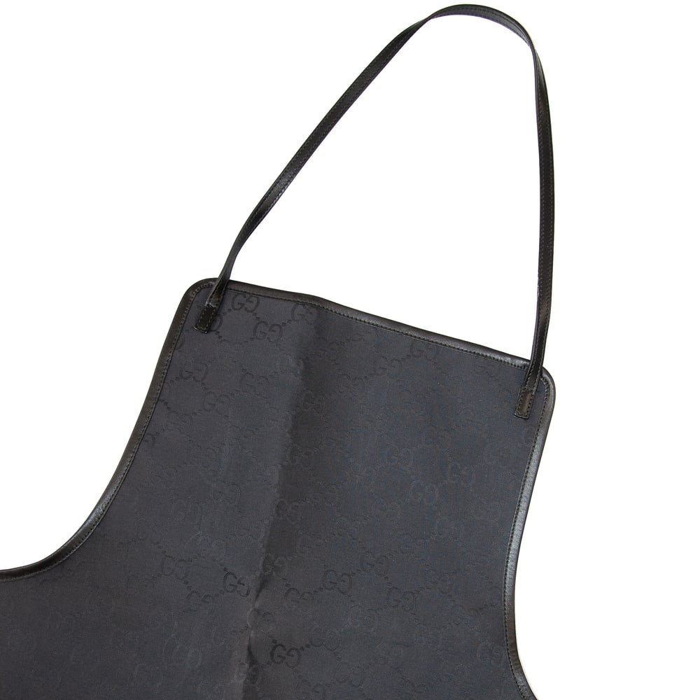 Image of Gucci by Tom Ford Black Monogram Apron