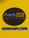 159. Forklift Certified Holographic Sticker 