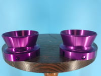 Image 1 of Burlington Recording Aluminum Purple Trumpet ONLY for 1/4" NAB Hub Adapters (PAIR)