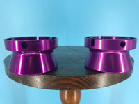 Image 2 of Burlington Recording Aluminum Purple Trumpet ONLY for 1/4" NAB Hub Adapters (PAIR)