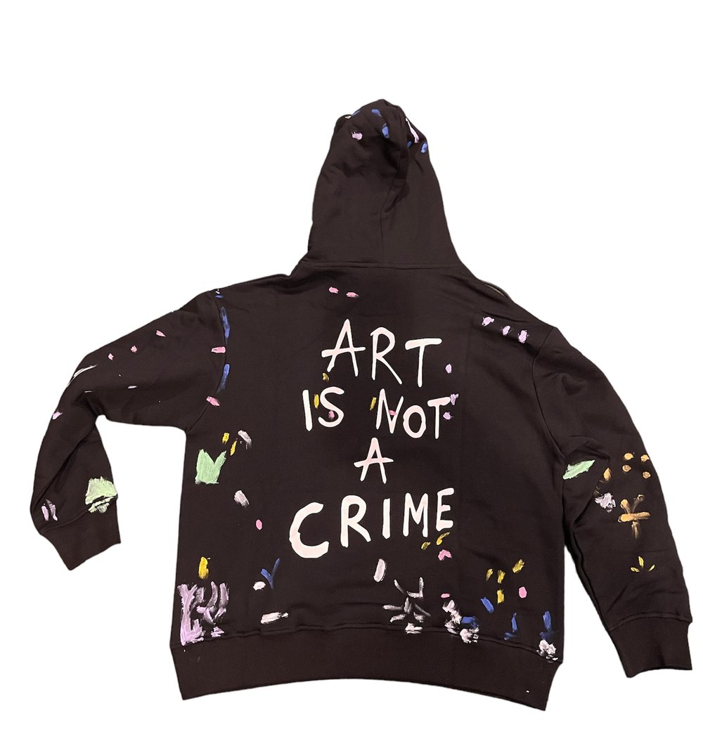 Image of Artsy Black Hoodies