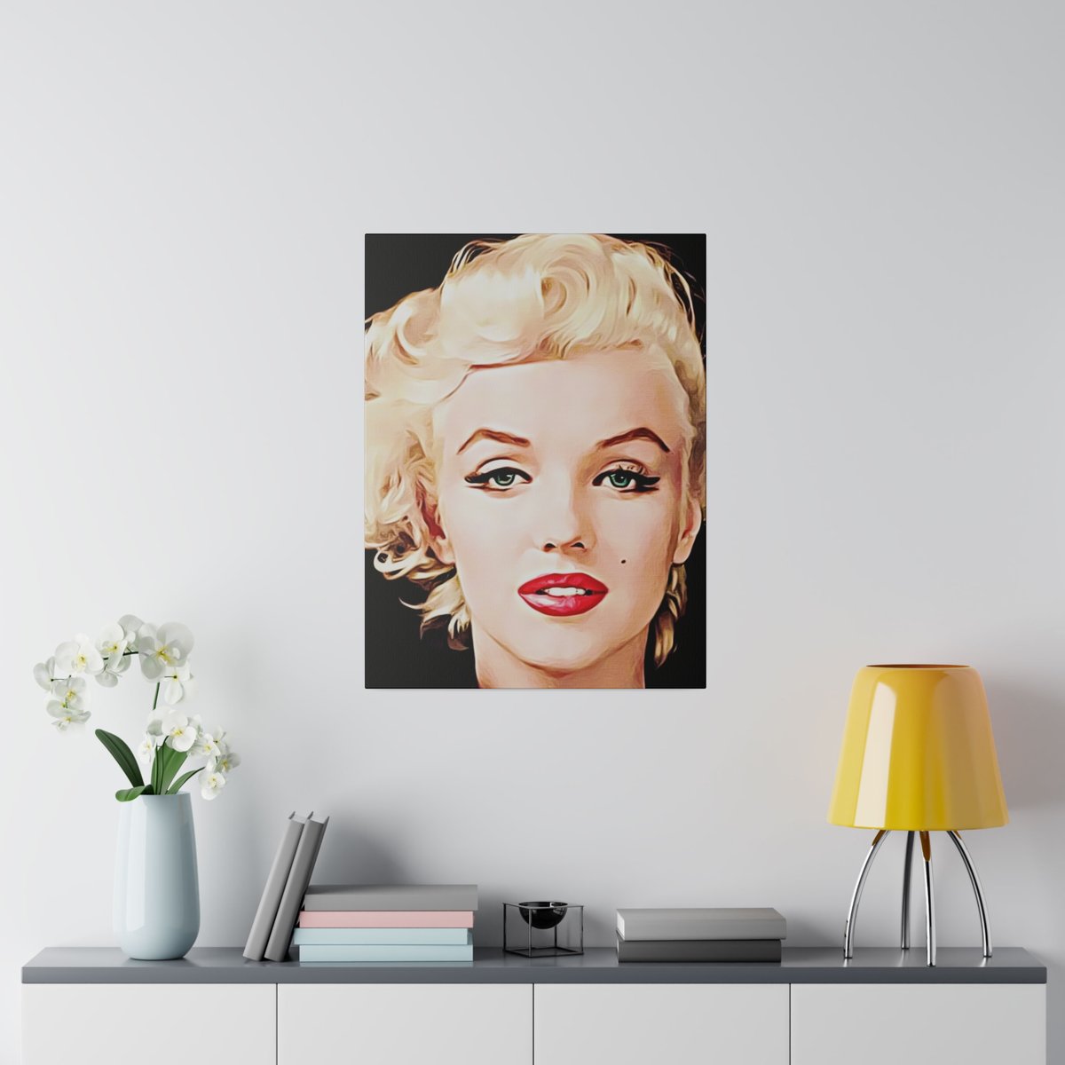 MARILYN MONROE FRAMED CANVAS WALL ART 18" X 24"