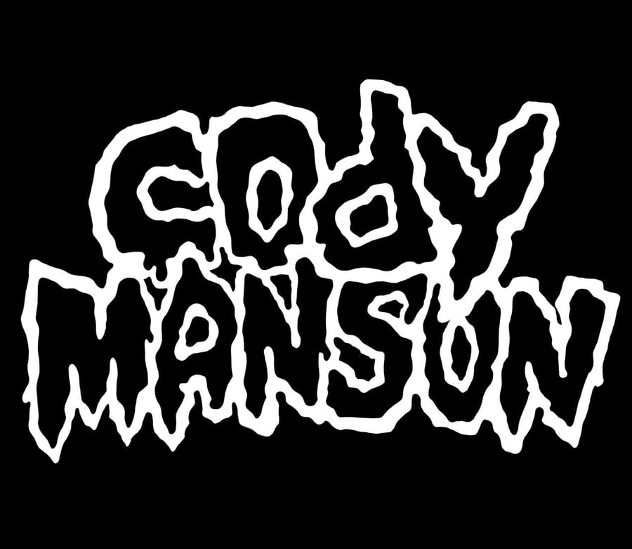 Image of CODY MANSON :  WHITE LOGO  shirt