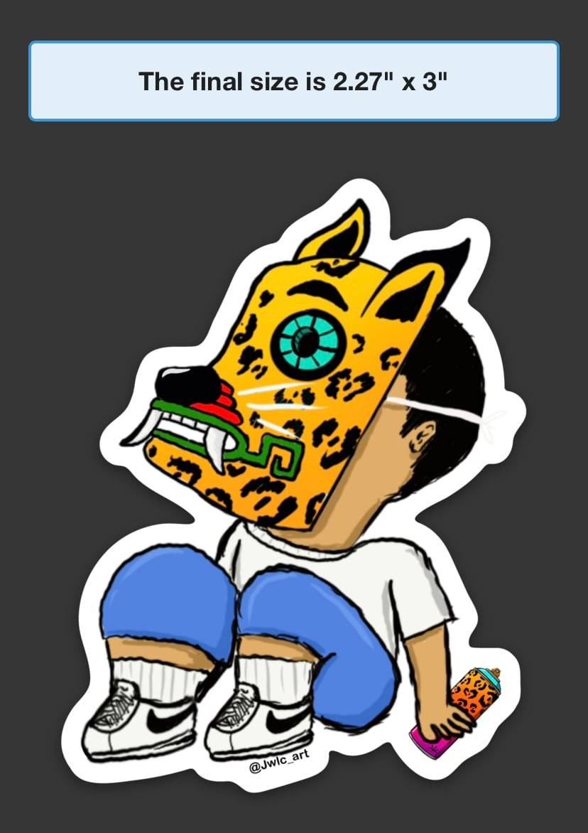 Image of Sticker -Jaguar Boy