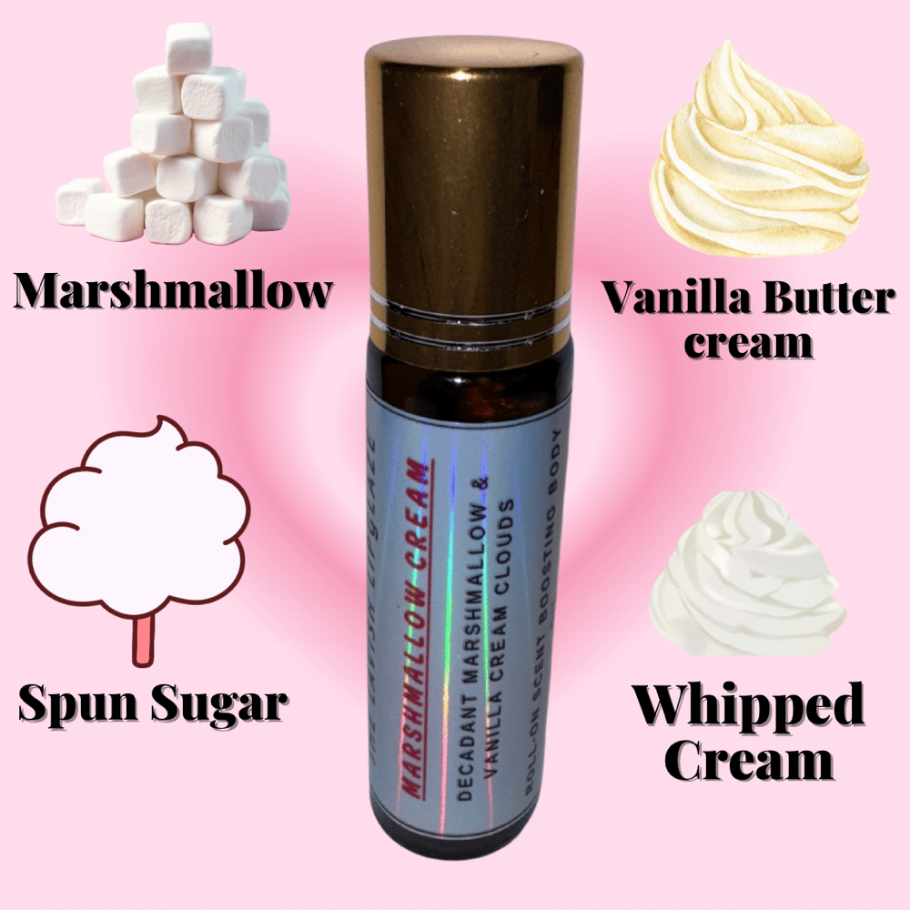 Image of Roll-On Scented Body Oil Marshmallow Cream
