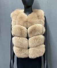 Real fur gilet