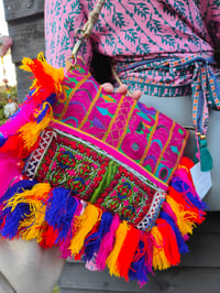 Image 7 of Rainbow Shake your tassels- Bag- clutch or cross body/shoulder -pinks