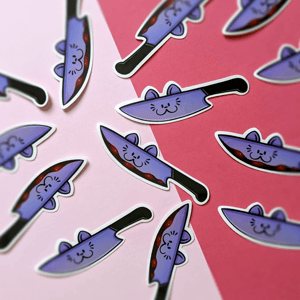 Image of Knife Cats | Stickers